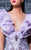 MNM Couture - K3597 Embroidered Ruffled Evening Dress In Purple