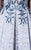 MNM Couture - K3613 Embroidered Deep V-neck High Low Dress in White