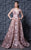 MNM Couture - K3614 Sleeveless Applique Scoop Tulle Ballgown in Gold