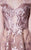 MNM Couture - K3614 Sleeveless Applique Scoop Tulle Ballgown in Gold