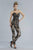 Janique - K6561 Strapless Contrast Brocade Jumpsuit In Black and  Neutral