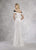 Janique - K6596 Off-Shoulder Sequined Illusion Inset Sheath Gown In Black and White