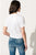  KASI Tee-Shirt blanc avec ornements