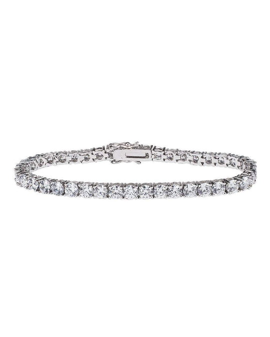 CZ by Kenneth Jay Lane - Classic Tennis Bracelet in Silver