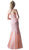 Cinderella Divine - KC1701 Beaded Lace Sweetheart Mermaid Gown In Pink