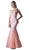 Cinderella Divine - KC1701 Beaded Lace Sweetheart Mermaid Gown In Pink