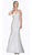 Cinderella Divine - KC1701 Beaded Lace Sweetheart Mermaid Gown In White