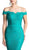 Cinderella Divine - Scalloped Off Shoulder Lace Evening Dress