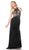 Sleeveless Beaded Halter Neck Sheath Dress