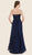 Rina Di Montella - RD2627 Strapless Lace Sweetheart A-line Gown in Blue