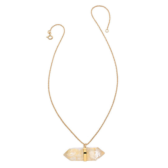 Kiss Necklace - Citrine