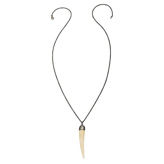 Heather Hawkins - Kiss Necklace - White Tusk