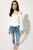 KOEMI White Knit Sweater | KOEMI Pull en tricot blanc