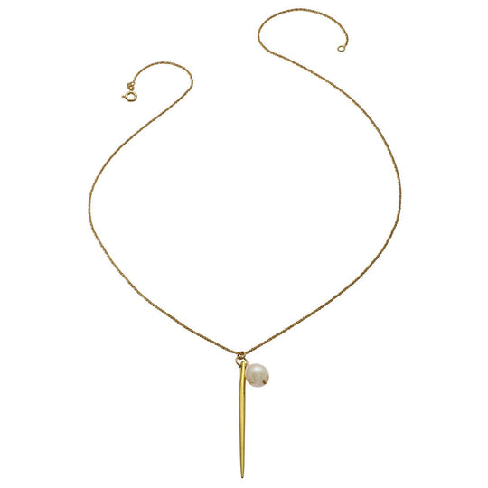 Kiss Necklace - Dagger & Pearl
