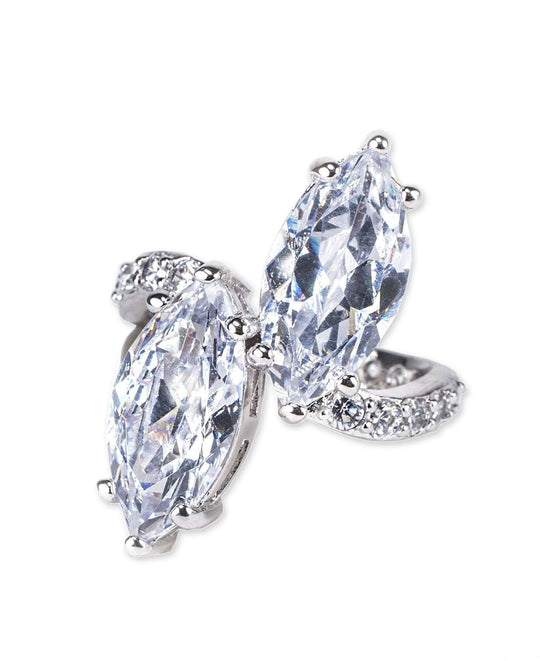 CZ by Kenneth Jay Lane - Double Marquise Ring