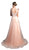 Cinderella Divine - KV1015 Embellished Scoop Neck A-line Dress