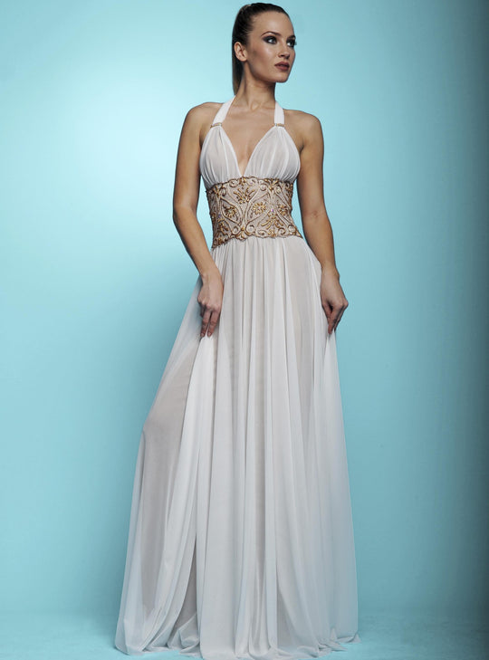 Baccio Couture - Karen In White and Gold