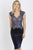 Baccio Couture - Kate Caviar Velvet in Navy Blue Color