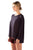 Krystle Poncho Blouse One size / Eggplant