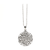 Tresor Collection - Signature Logo Diamond Pendant in 18k White Gold
