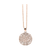 Tresor Collection - Signature Logo Diamond Pendant in 18k Rose Gold