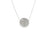 18k White Gold Necklace with 20mm Signature Diamond Logo
