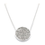 18k Yellow Gold Necklace with 20mm Diamond Signature Logo Pendant