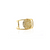 18k Yellow Gold Signature Logo Cuff