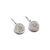 Tresor Collection - Signature Logo Diamond Earrings 18k White Gold