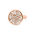 Tresor Collection - Signature Logo Ring Diamond Ring 18k Rose Gold