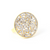 Tresor Collection - Diamond Logo Ring In 18K Gold