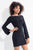 Rachel Allan LBD - L1144 Embellished Bateau Sheath Dress in Black