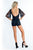 Rachel Allan - L1198 Embellished Lace Plunging V-neck Romper in Black