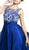 Jewel Embellished Layered Chiffon Prom Dress