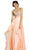 Jewel Embellished Layered Chiffon Prom Dress