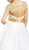 Gold Beaded Applique Ballgown