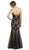 Long Embellished Strapless Mermaid Evening Dress