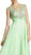Bedazzled Illusion A-line Evening Dress