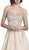 Sparkly Strapless Corset Back Evening Gown