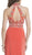 Multi-Beaded Halter Jersey Evening Dress