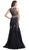 Sparkly Beaded Mermaid Evening Gown