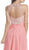Embellished Illusion Bodice A-Line Prom Dress