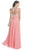 Embellished Illusion Bodice A-Line Prom Dress