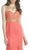 Gold Embellished Illusion  Prom Dress
