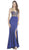 Gold Embellished Illusion  Prom Dress