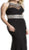 Embellished Back Cutout Evening Dress