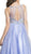 Embellished Illusion Jewel Evening Gown