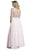 Crystal Embellished A-Line Evening Dress