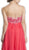 Strapless Pleated A-Line Evening Dress