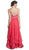 Strapless Pleated A-Line Evening Dress